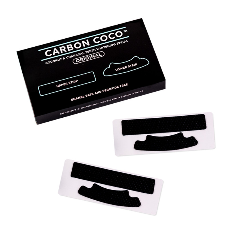 澳洲代购Carbon Coco活性炭牙贴美白牙齿去黄牙渍烟渍14对现货