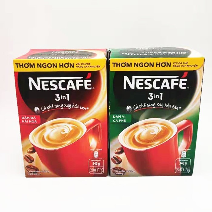代购 包邮越南 Nestle 雀巢咖啡加浓型三合一速溶320克东南亚口味