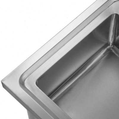 推荐新酒店水槽不锈g钢洗池大通池商用双洗菜盆水碗池单水槽洗手