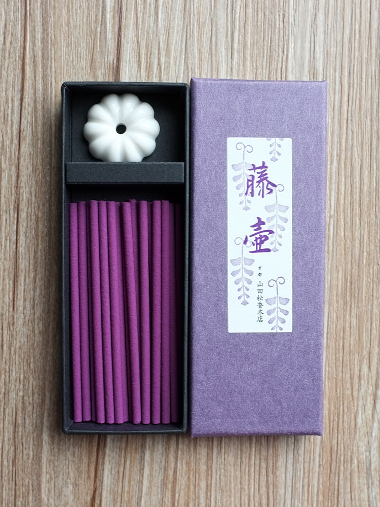 日本 山田松香木店 洛圆系列 藤壶 7厘米短线香 优雅华贵的香气