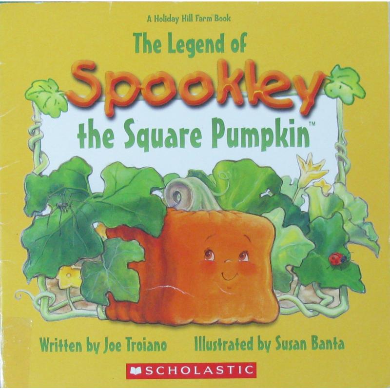 The Legend of Spookley the Square Pumpkin by Joe Troiano平装Scholastic传说的 spookley 平方米的南瓜
