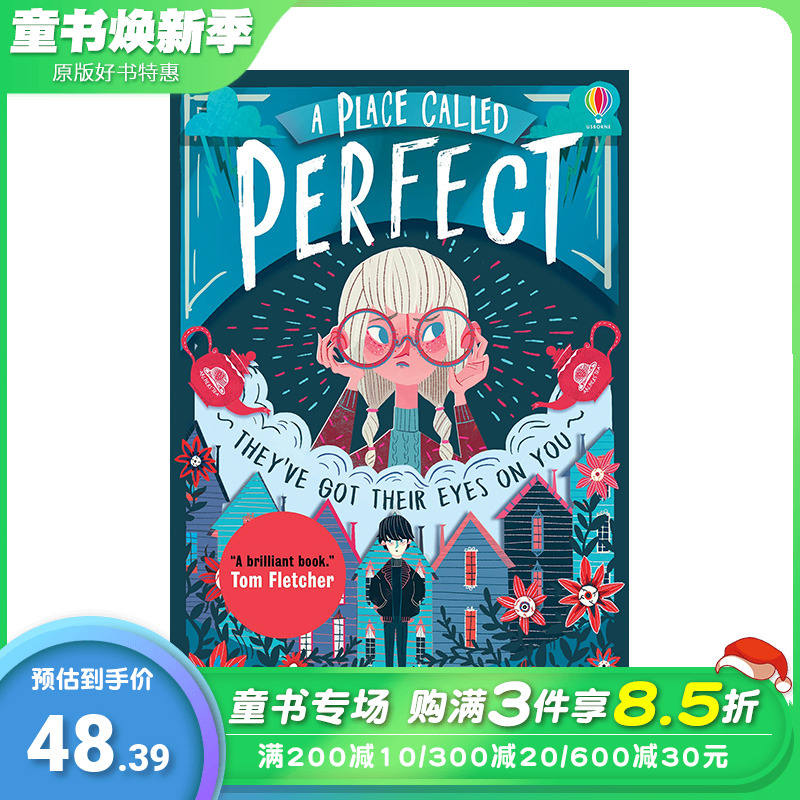【预售】英文原版 一个叫做*美的地方 A Place Called Perfect 儿童英语章节桥梁故事小说 10岁以上 进口图书 善优童书