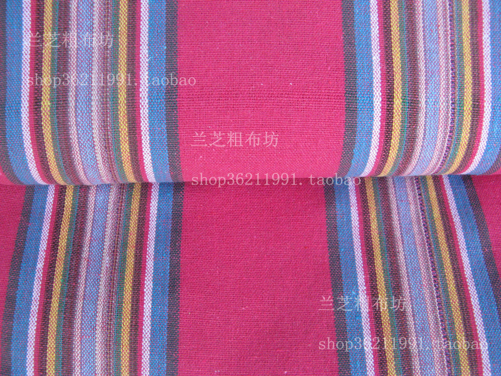 传统简约纯棉手织老粗布土布双人1.5米床床单多色可选学生宿舍