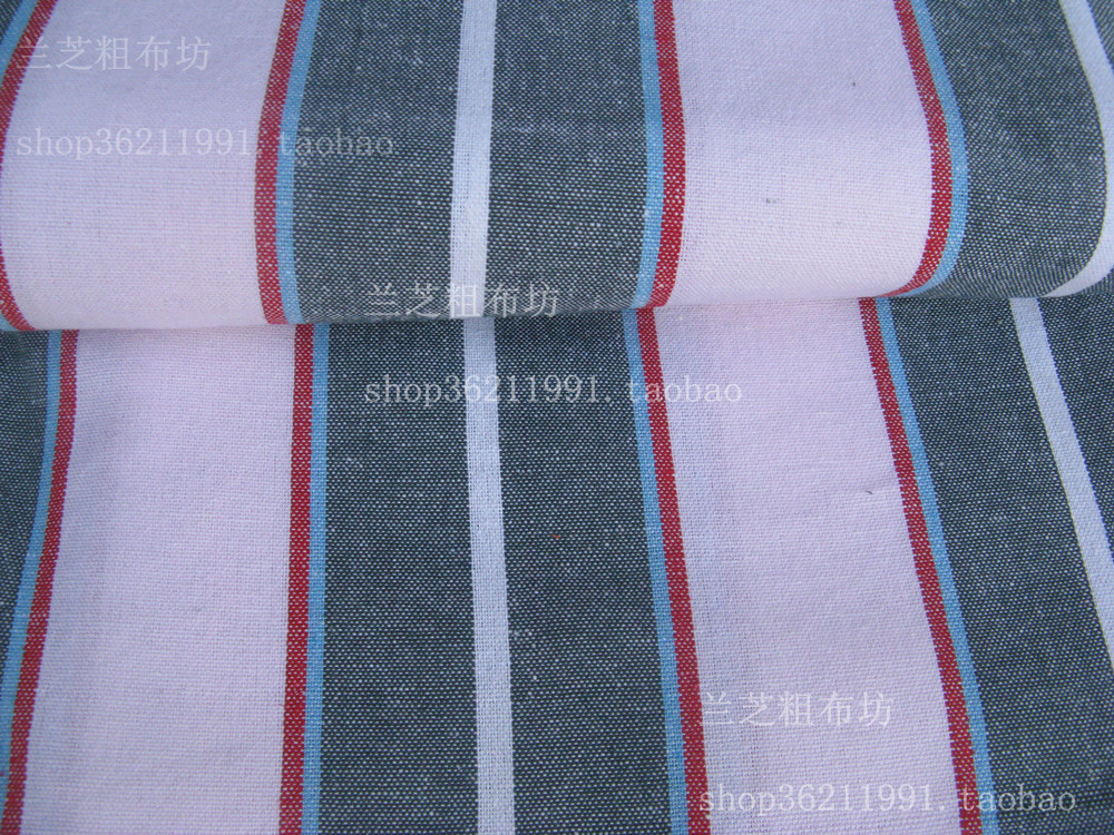 纯棉手织老粗布土布双人床单1.5m1.9米被单炕单沙发盖巾榻榻米单