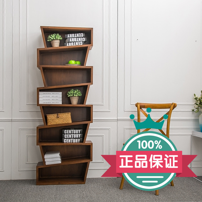 订制个性书柜置物架简约现代展示柜架书架组合家具创意概念隔板架