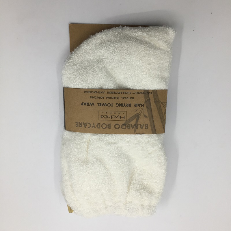 现货-英国Hydrea London 有机竹棉细腻超级柔软超吸收干发帽包头