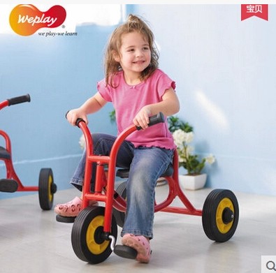 台湾Weplay感官训练器材儿童平衡运动玩具三轮车(小)QKM5503