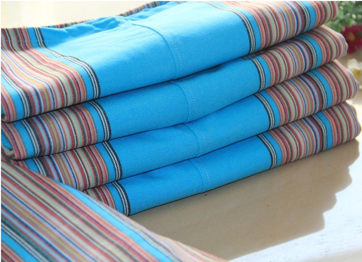 床单单件双人枕套100%纯棉精纺老粗布土布1m1.5m1.8米2米学生宿舍