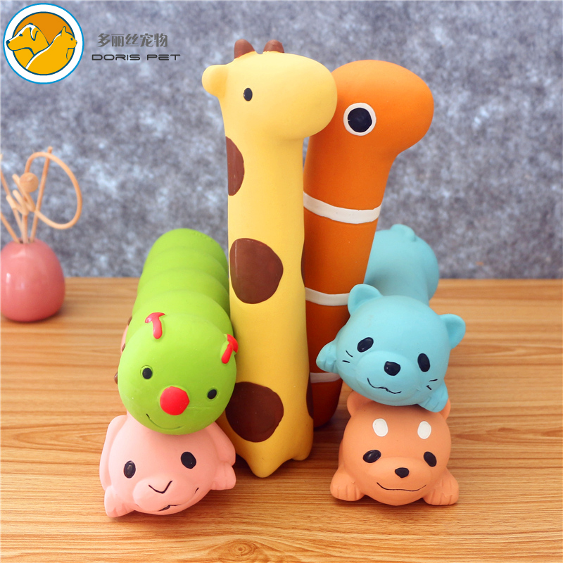 日本Petio派地奥狗狗天然乳胶玩具 宠物磨牙训练巨兽中小型犬玩具