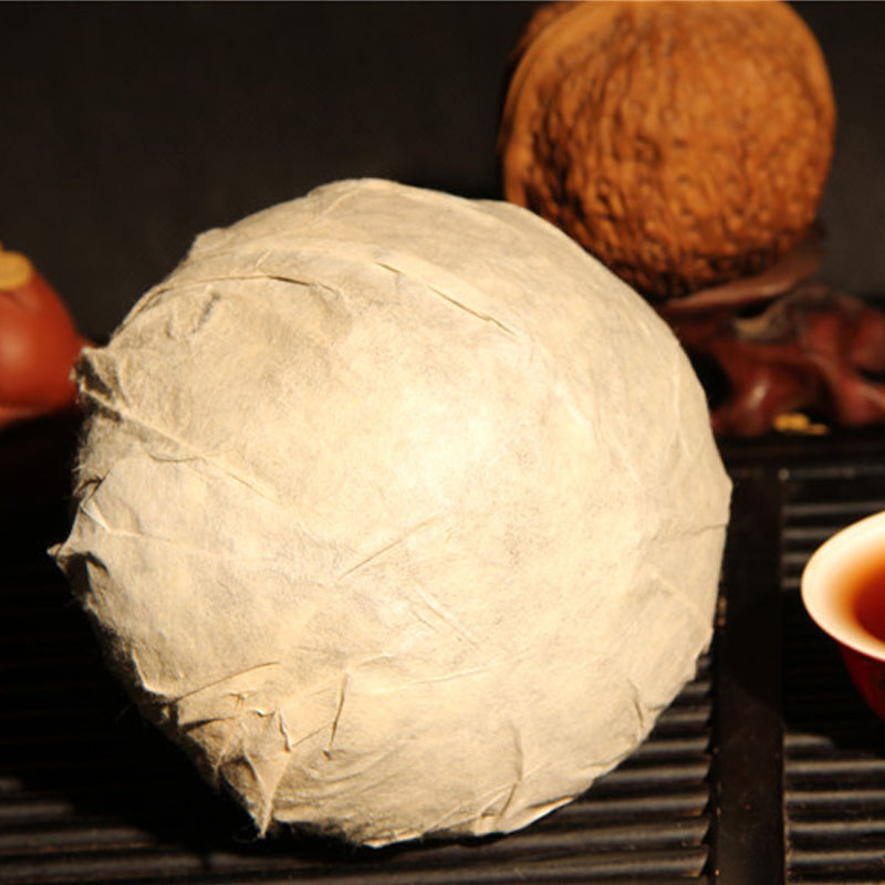 普洱茶老熟茶 个人珍藏老勐海发酵99年熟茶沱250克  陈韵已显