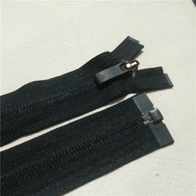 5号规格尼龙反装开尾拉链 品牌定制拉链外套拉链黑色多个长度